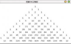 pascal三角形,帕斯卡三角形的来源与开展