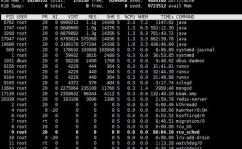 linux指令top,体系功用监控的得力助手