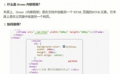 html内联结构,```html    Iframe 示例