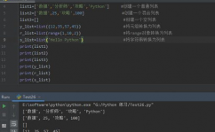 列表python