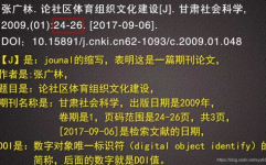 大数据论文参阅文献,二、参阅文献格局标准