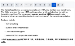 react富文本修改器, React富文本修改器概述