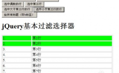 jquery类挑选器, 类挑选器的根本语法