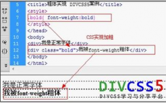 css加粗字体,css加粗字体代码